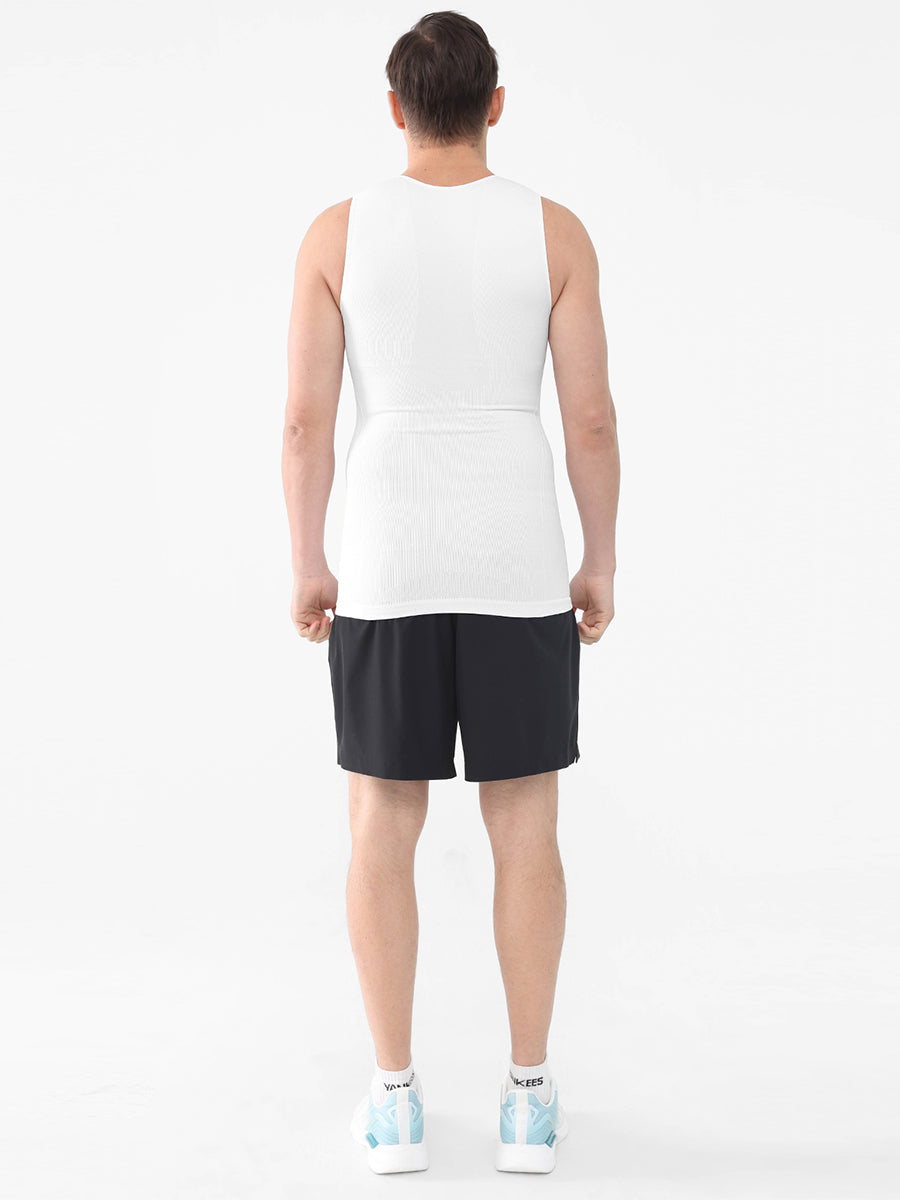 Gynecomastia Compression Tank Top Slimming Tummy Control