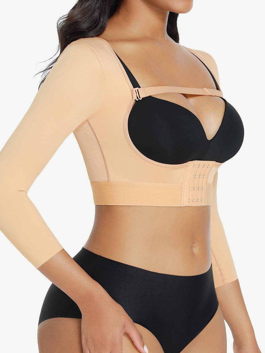 Wholesale Natural Postsurgical Shaping Anti-Shake Chest Elastic Hook Adjustment Top Breathable Shaperwear