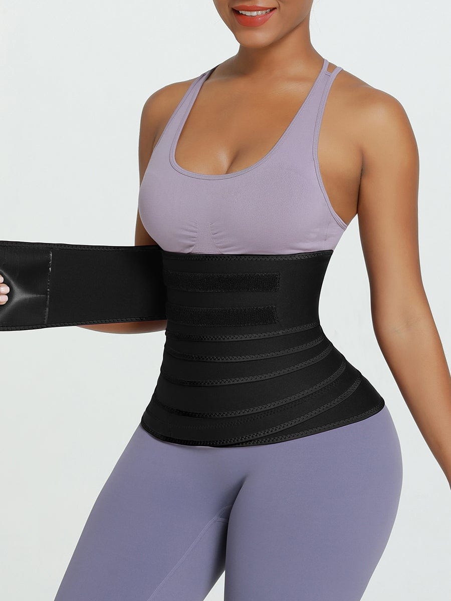 Wholesale 5 Meters Neoprene Tummy Control Fat Burning Waist Trainer Wrap