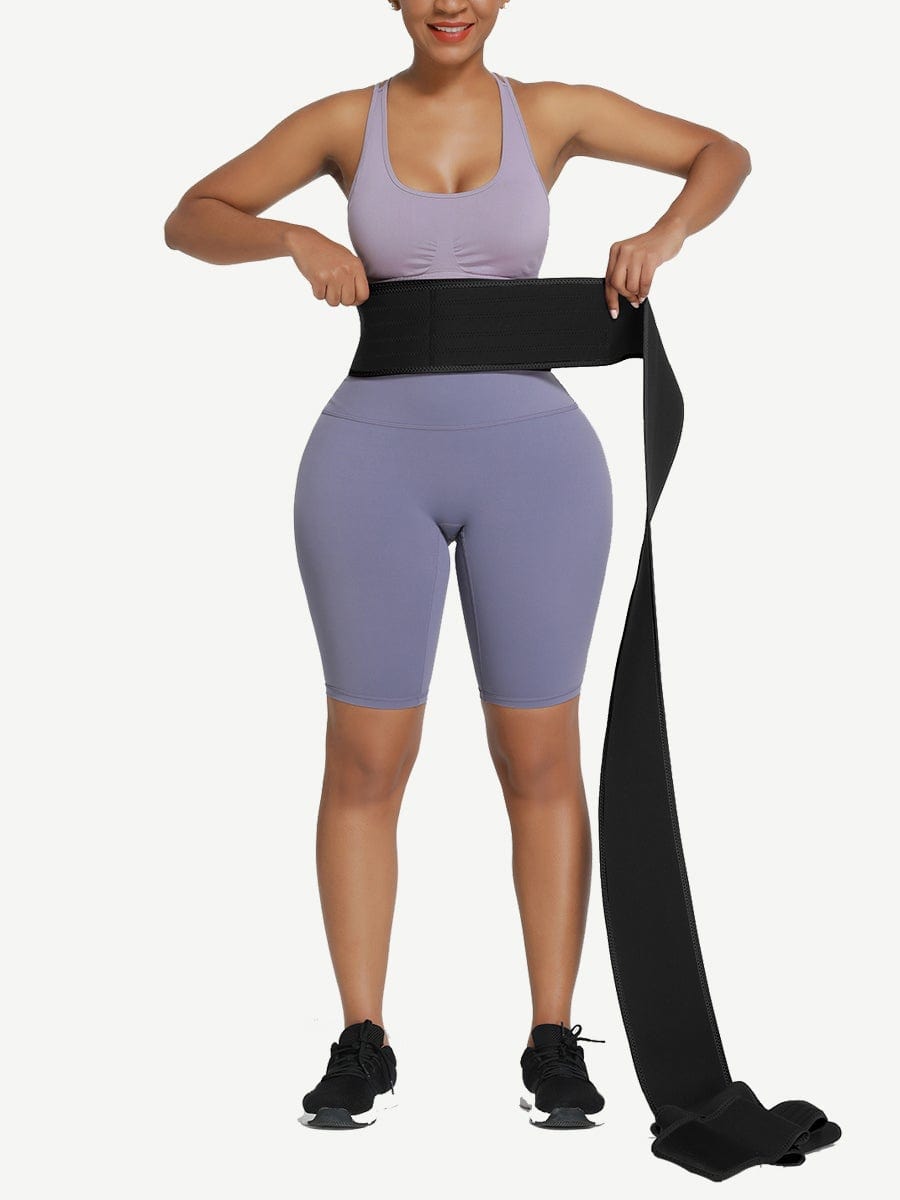 Wholesale 5 Meters Neoprene Tummy Control Fat Burning Waist Trainer Wrap