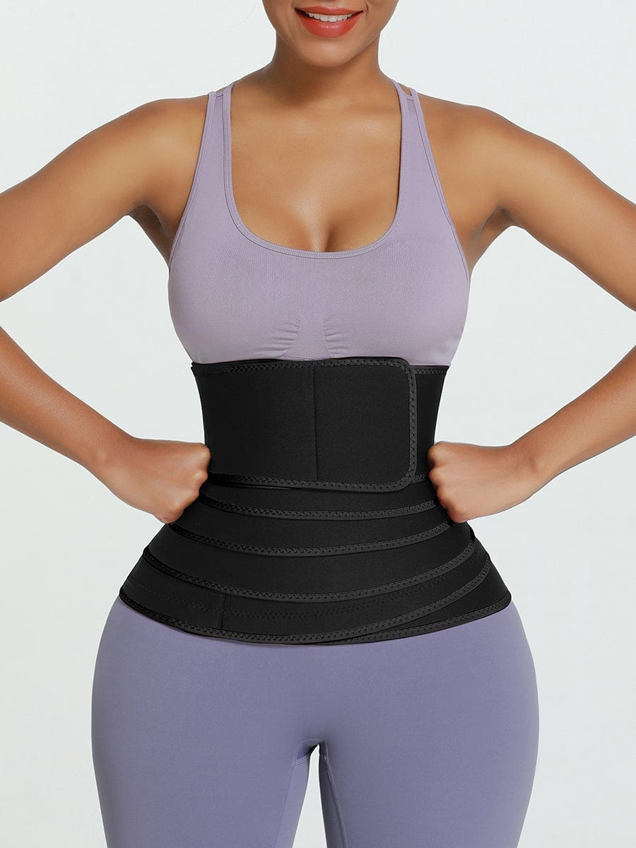 Wholesale 5 Meters Neoprene Tummy Control Fat Burning Waist Trainer Wrap