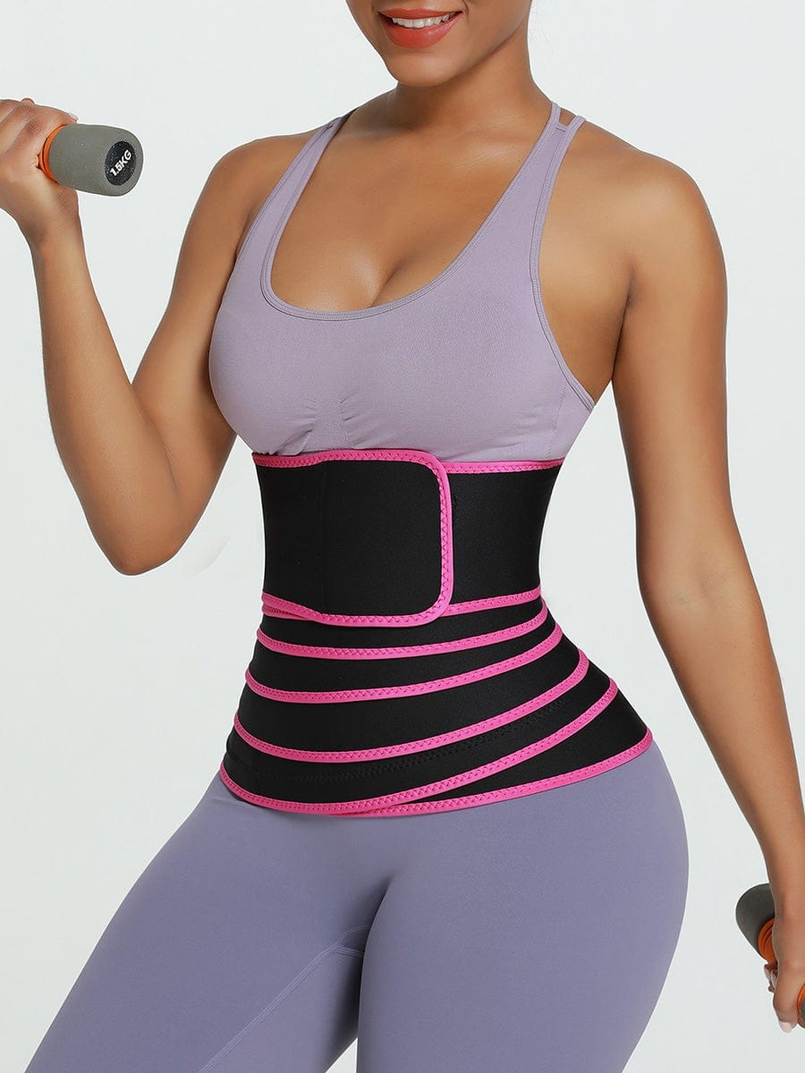 Wholesale 5 Meters Neoprene Tummy Control Fat Burning Waist Trainer Wrap