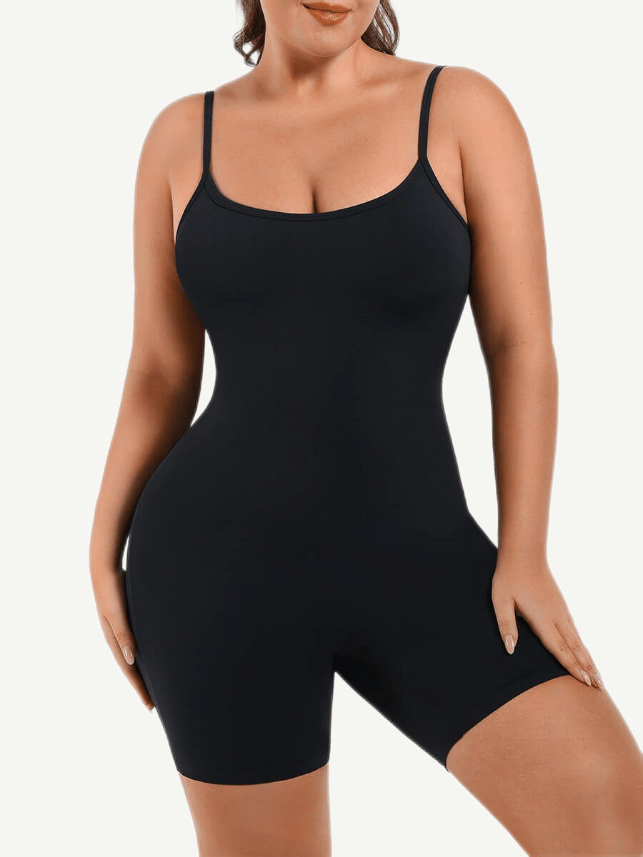 Wholesale Mid-Thigh Fitness & Shaping Breathable Bodysuit