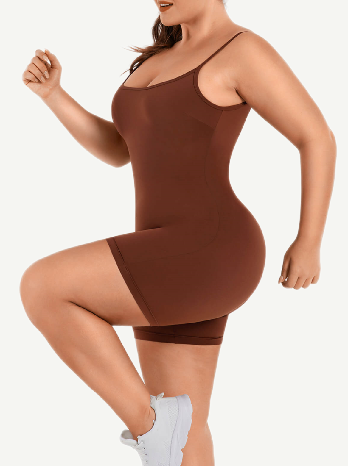 Wholesale Mid-Thigh Fitness & Shaping Breathable Bodysuit