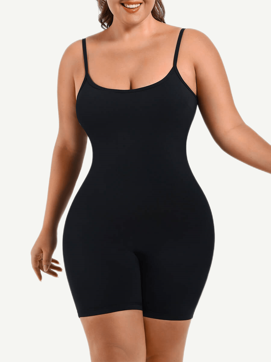 Wholesale Mid-Thigh Fitness & Shaping Breathable Bodysuit