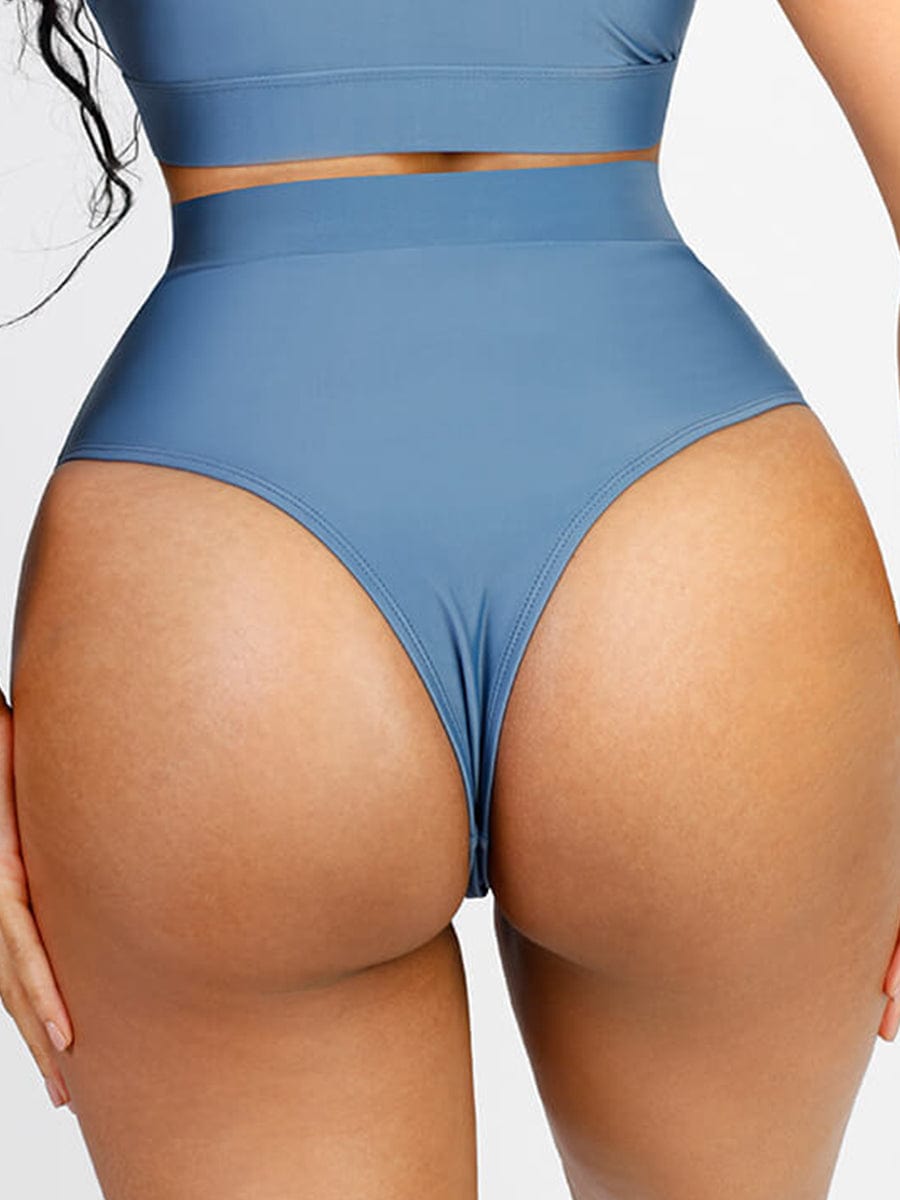 Wholesale Zip Front Bikini Tummy control Bottom