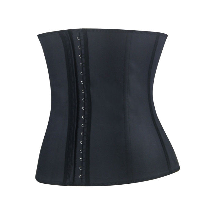 9 Steel Boned  Waist Trainer with Latex Hook Closures