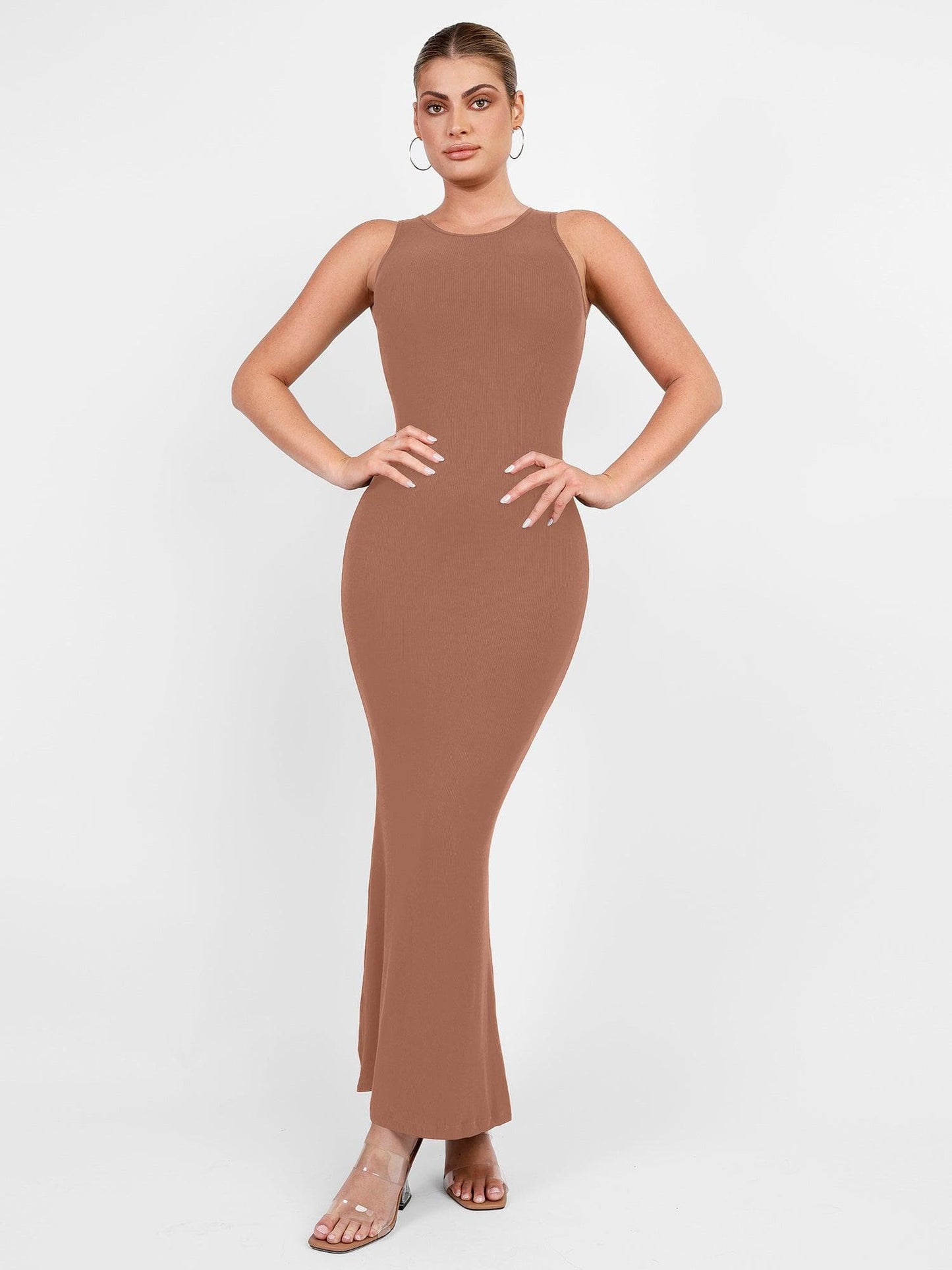 Built-In Shapewear Modal Multi-Style Dresses