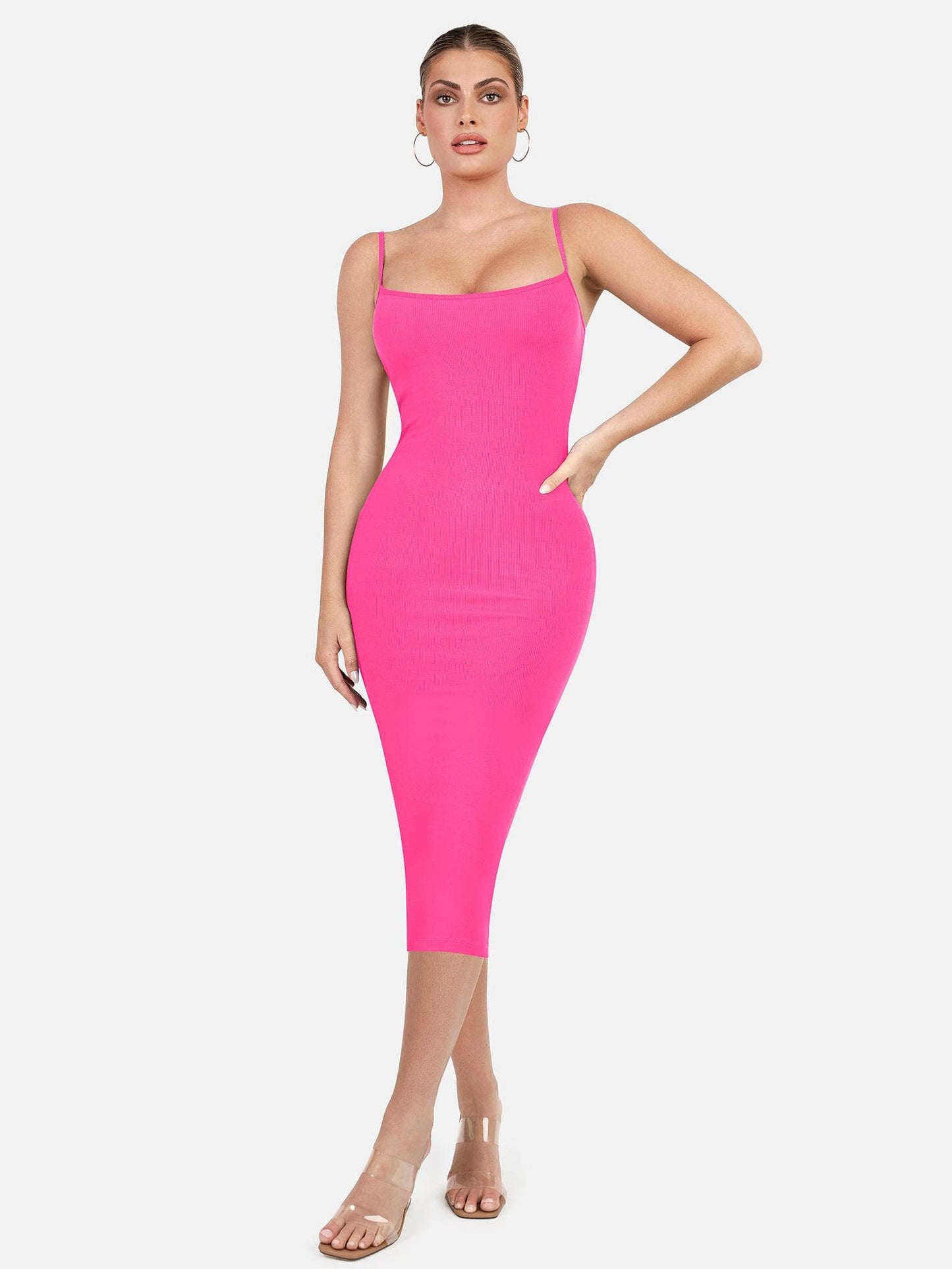 Built-In Shapewear Modal Multi-Style Dresses