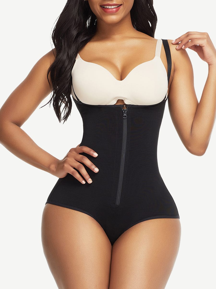 Wholesale Black Crotch Hooks High Waist Postsurgical Body Shaper Enhancer