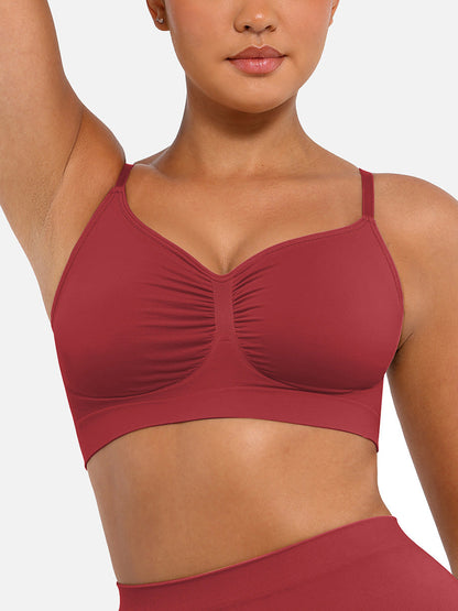 Wireless Supportive Shaping Bra with Adjustable Straps