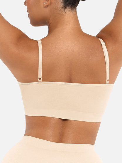 Wireless Supportive Shaping Bra with Adjustable Straps
