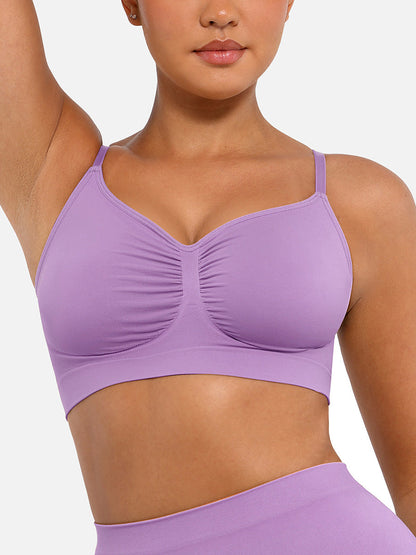 Wireless Supportive Shaping Bra with Adjustable Straps