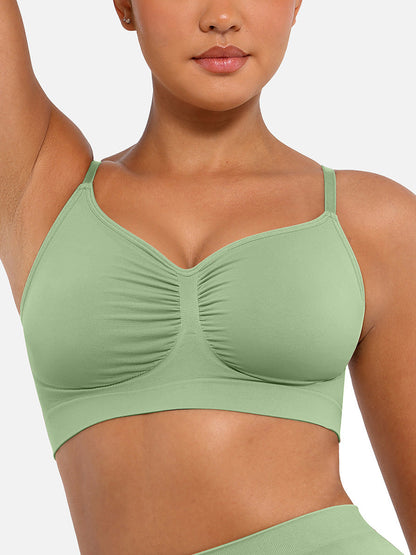 Wireless Supportive Shaping Bra with Adjustable Straps