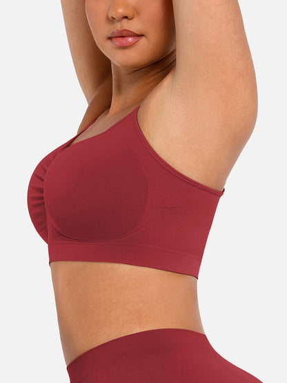 Wireless Supportive Shaping Bra with Adjustable Straps