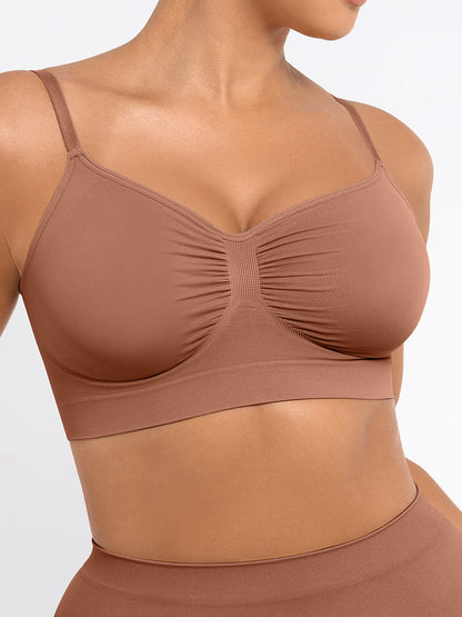 Wireless Supportive Shaping Bra with Adjustable Straps