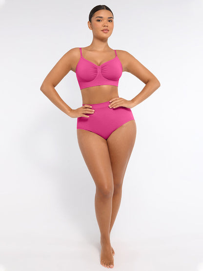 Wireless Supportive Shaping Bra with Adjustable Straps