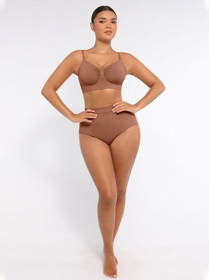 Wireless Supportive Shaping Bra with Adjustable Straps