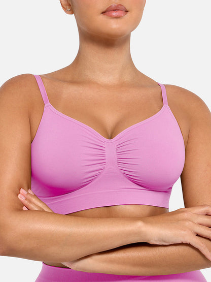 Wireless Supportive Shaping Bra with Adjustable Straps
