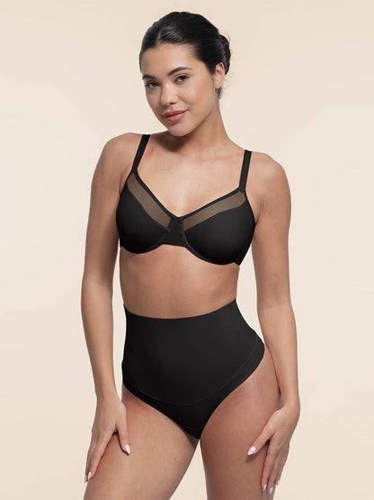 Sexy Mesh Full Coverage Unlined Underwire Bra with Adjustable Straps