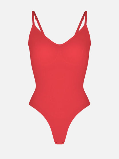 Wholesale Seamless Scultp Covered Bust Jumpsuit Thong Bodysuit