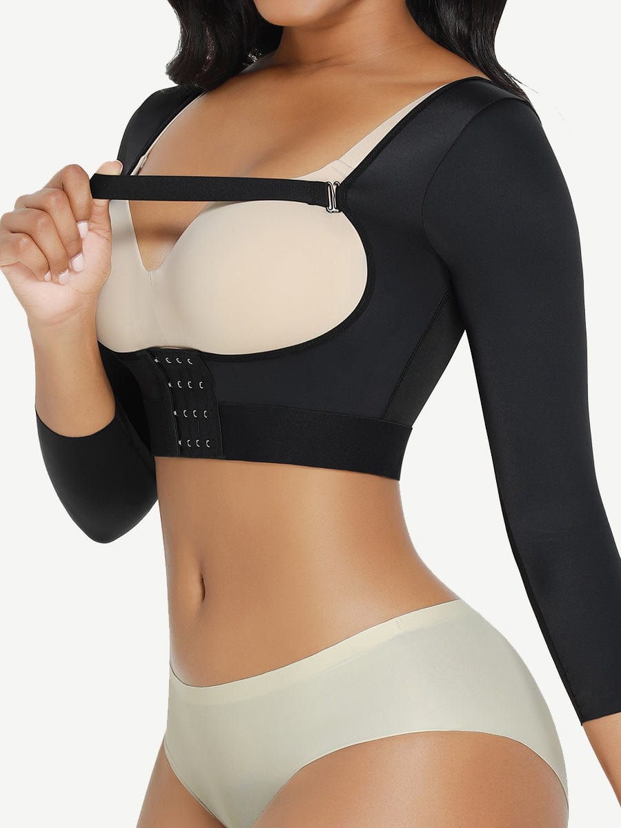 Wholesale Natural Postsurgical Shaping Anti-Shake Chest Elastic Hook Adjustment Top Breathable Shaperwear