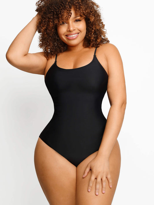 Wholesale One-Piece Shapewear Swimsuit With Abdominal Pleating Design