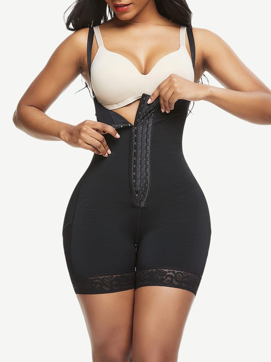 Wholesale Everyday Shaping Full Body Shaper Fajas Big Size Lace Trim