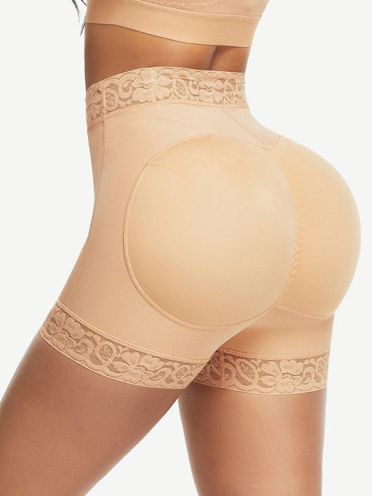 Wholesale Good High Waist Lace Butt Enhancer Panty Curve Smoothing
